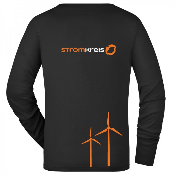 Herren Long-Sleeve-Shirt "Stromkreis Windrad"
