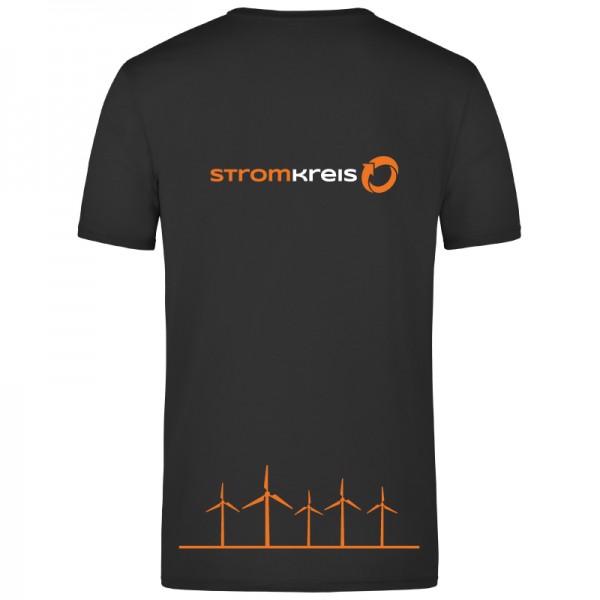 Herren T-Shirt "Stromkreis Windpark"