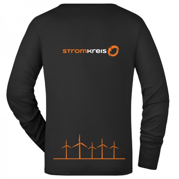 Herren Long-Sleeve-Shirt "Stromkreis Windpark"